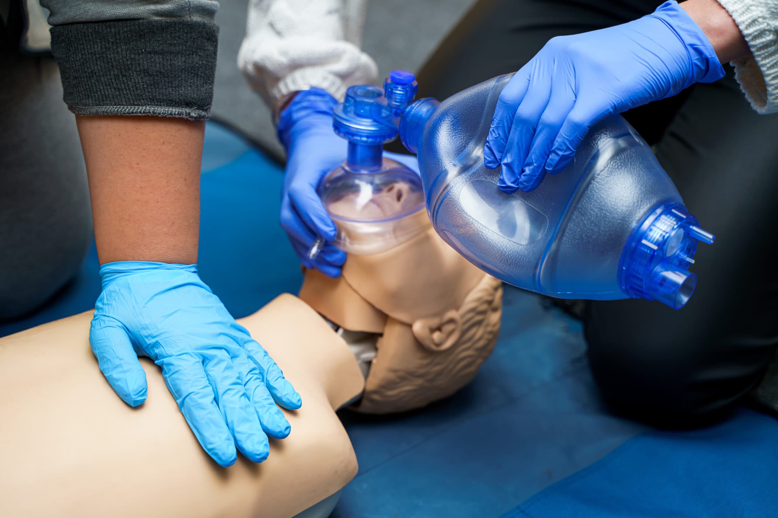 Basic Life Support training session